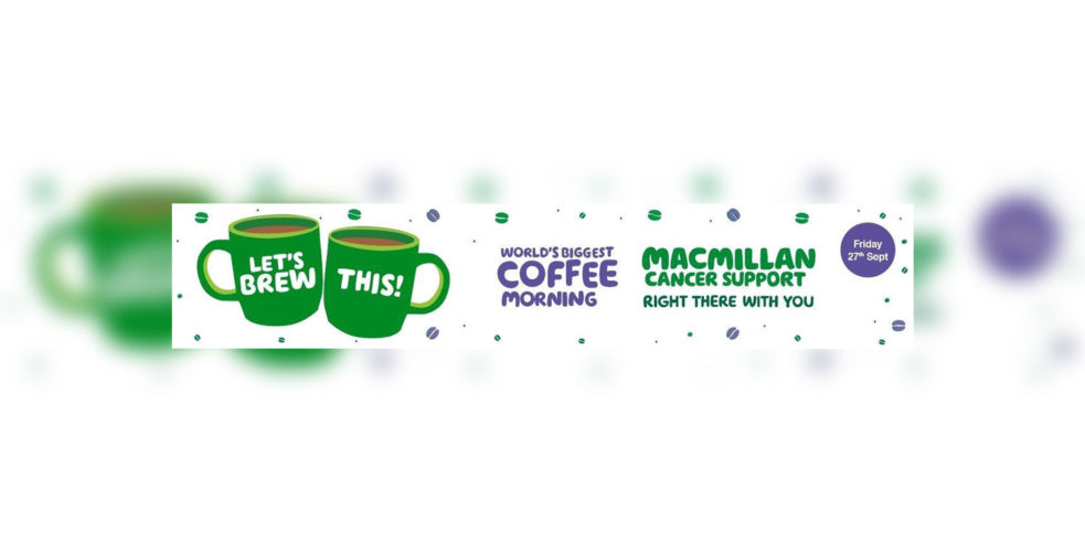 Macmillian coffee morning poster