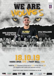 Black Country Boxing - Poster with Kyle Williams